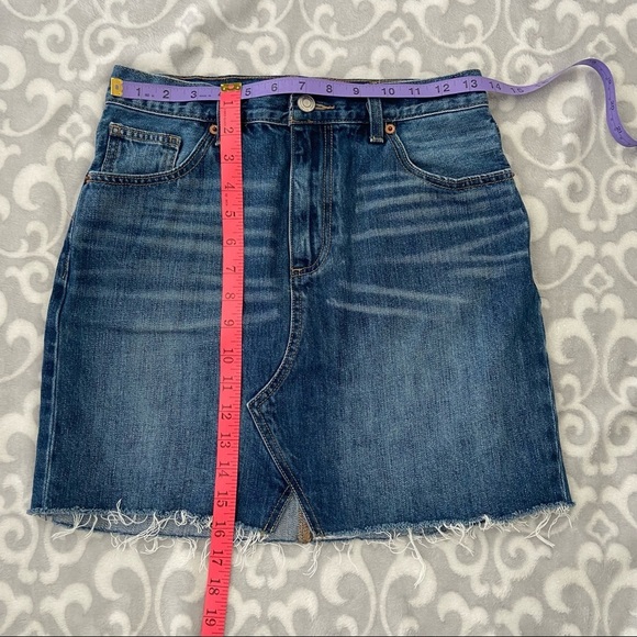 Lucky Brand Old Favorite Mini Jeans Skirt - Size 0/25 - Picture 11 of 11